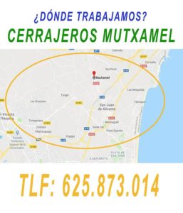 ¿ en que zonas de mutxamel trabajamos ?