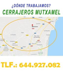 ¿ en que zonas de mutxamel trabajamos ?